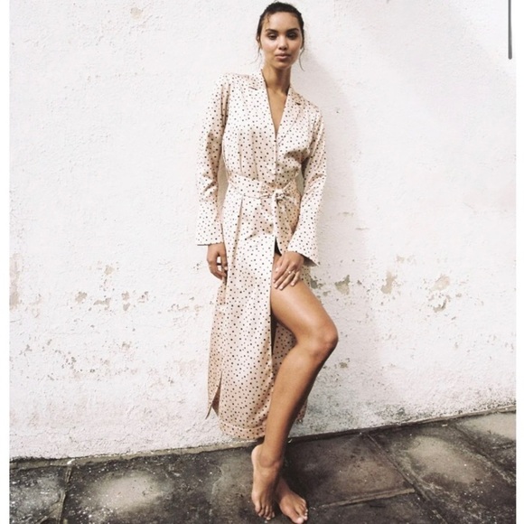 Significant Other Amara Dress Cream and Black Polka Dot Size 2 NEW - Picture 2 of 16